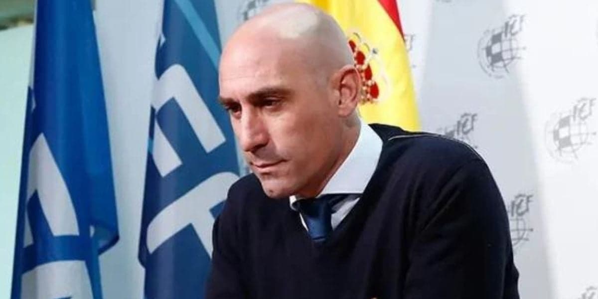 O ex Presidente da Federação Espanhola, Luís Rubiales (Foto Reprodução/Terra)