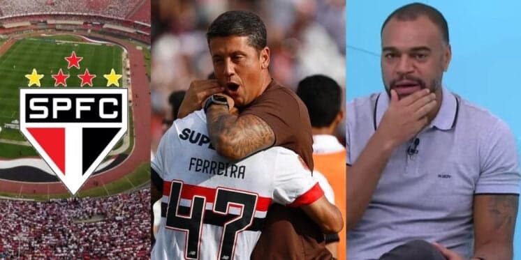 Luís Castro como substituto e situação delicada exposta por Denílson: 2 bombas caem em Carpini no São Paulo