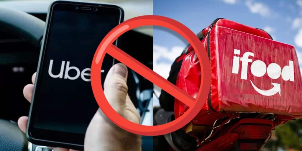 Facão na Uber e no iFood: Gigantes se unem com comunicado de cancelamento de contas e cravam 3 terrores no Brasil