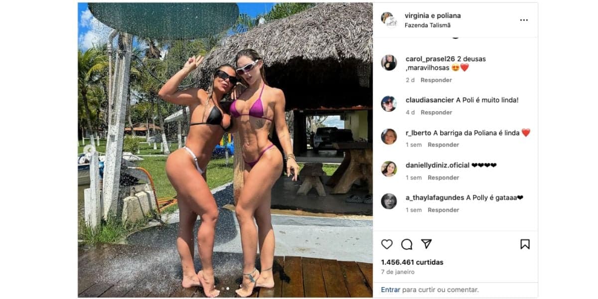 Virgínia Fonseca e Poliana Rocha (Foto: Reprodução / Instagram)