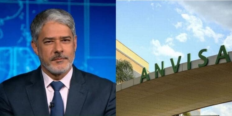Erupção na pele e risco de morte: Bonner paralisa o JN com comunicado e nova regra urgente da ANVISA em março