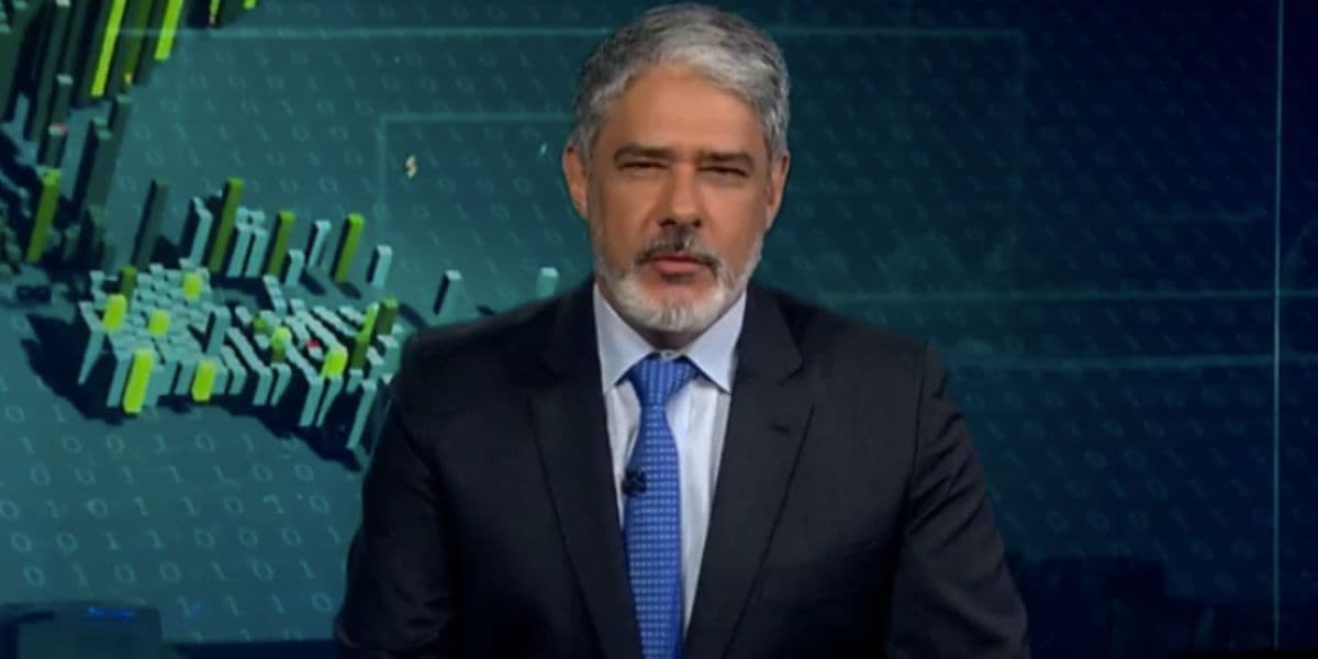 Audiência - William Bonner no Jornal Nacional (Foto: Reprodução / Globo)