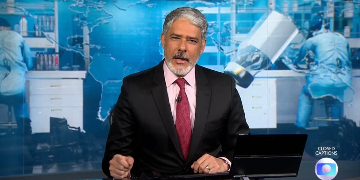 Willian Bonner escancarou nova regra da ANVISA no JN - Foto: Globo