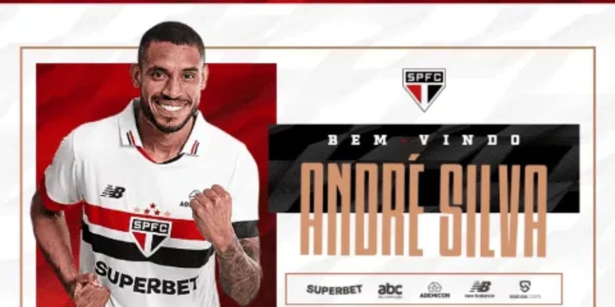 O São Paulo anunciou a contratação do atacante (Reprodução: Instagram)