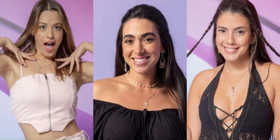 Enquete BBB24: Beatriz, Fernanda e Giovanna estão no paredão; vote em quem você quer que saia