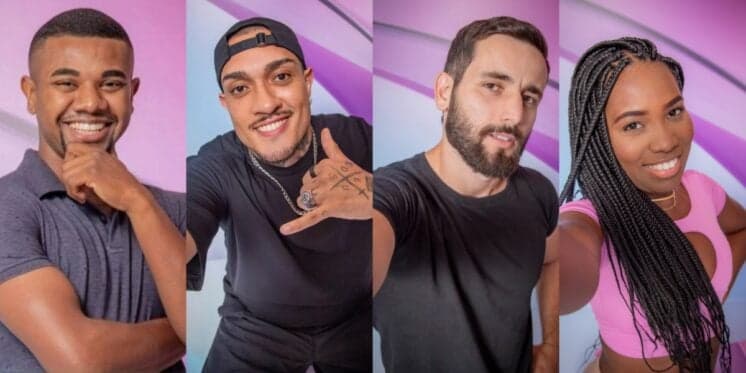 Enquete BBB24: Davi, MC Bin Laden, Matteus e Leidy Elin estão no paredão; vote em quem você quer que saia