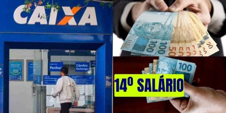 Melhor que o 14º salário e liberado HOJE: Pagamento inédito a partir de R$ 2.640 mil entra em vigor na Caixa