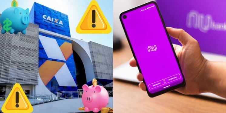 Alerta máximo da CAIXA: Aviso Crucial para Titulares de Poupança e Nubank passando com o trator em anúncio