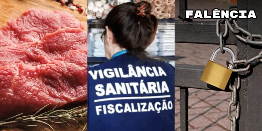 Falência, carne podre e interdição urgente da Vigilância: Açougue tradicional fecha as portas por escândalo