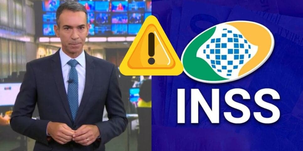 “Serviço bloqueado”: O anúncio de Tralli ao paralisar Jornal Hoje às pressas e cravar 3 alertas do INSS