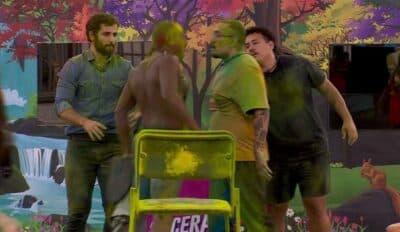 Davi e MC Bin Laden se enfrentam após Sincerão no BBB24 (Foto: Reprodução / Globo) 
