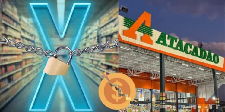R$ 152 milhões em dívidas e à beira da falência: Rede de supermercado rival do Atacadão respira por aparelhos