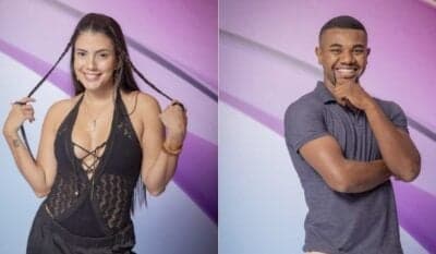 Fernanda e Davi figuram como os favoritos do BBB24 (Foto: Reprodução / Globo)