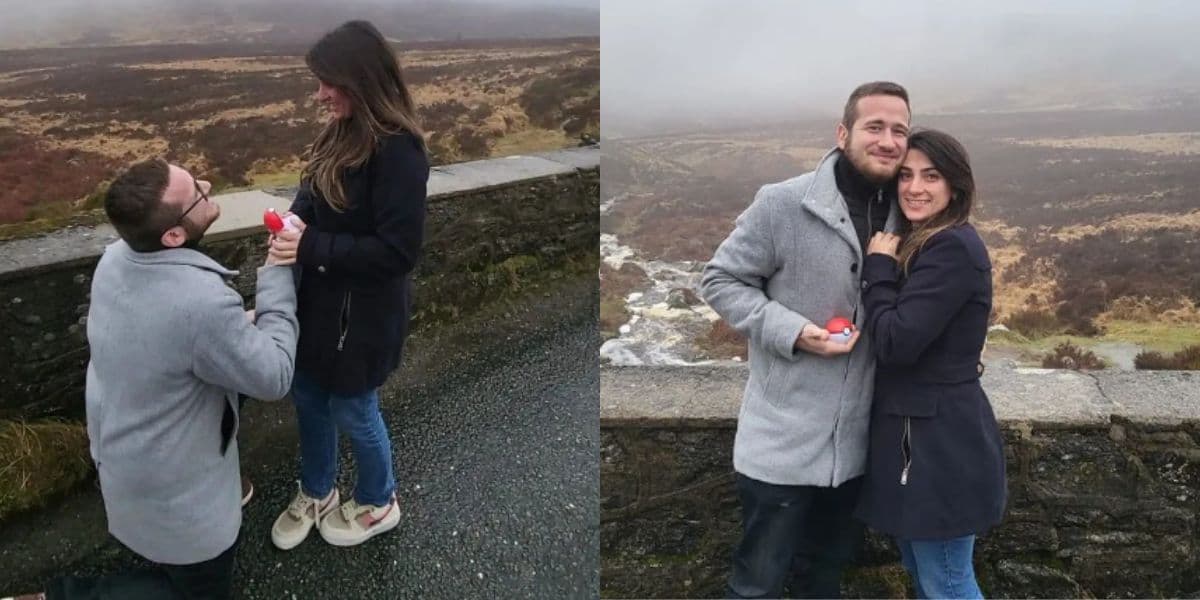 Ele pediu sua namorada em casamento (Reprodução: Instagram)