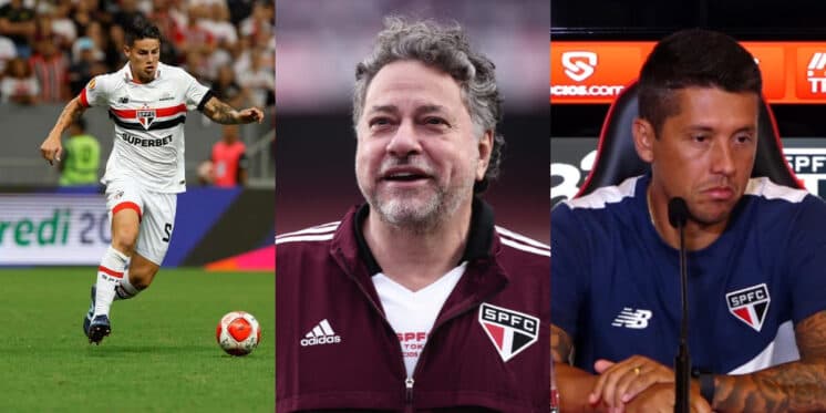 Desfecho de demissão de Carpini e James esnobado pelo elenco: Casares tem 2 bombas pra resolver no São Paulo