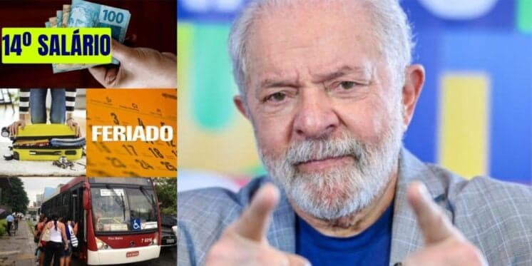 14º, 13º, novo feriado nacional e transporte gratuito: Lula no Brasil e até em SP, 4 maiores viradas de 2024