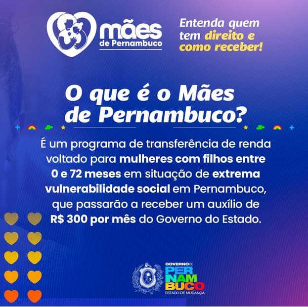 Mães de Pernambuco (Foto: Reprodução / Governo)

