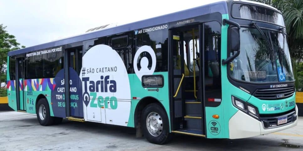 Tarifa Zero está em vigor em São Caetano do Sul desde 2023 (Reprodução/Foto: Prefeitura/Divulgação)