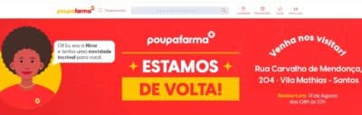 PoupaFarma está funcionando atualmente (Foto: Reprodução / Internet)