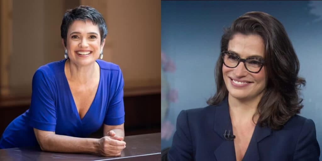 Sandra Annenberg e Renata Vasconcellos: Discretas, âncoras da Globo vivem relação com 2 jornalistas do canal