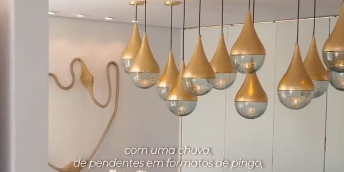Detalhes da sala de estar do apartamento de Patrícia Poeta (Foto: Reproudção/ Internet)