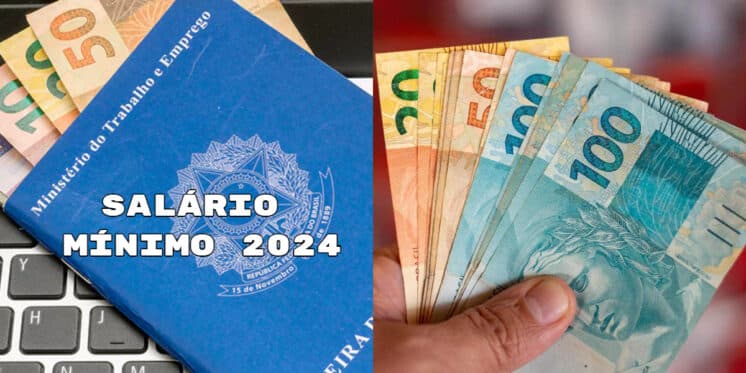 Pode comemorar: Salário mínimo tem maior disparada em 2024 e valor de R$1989 entra em vigor à lista de CLTs