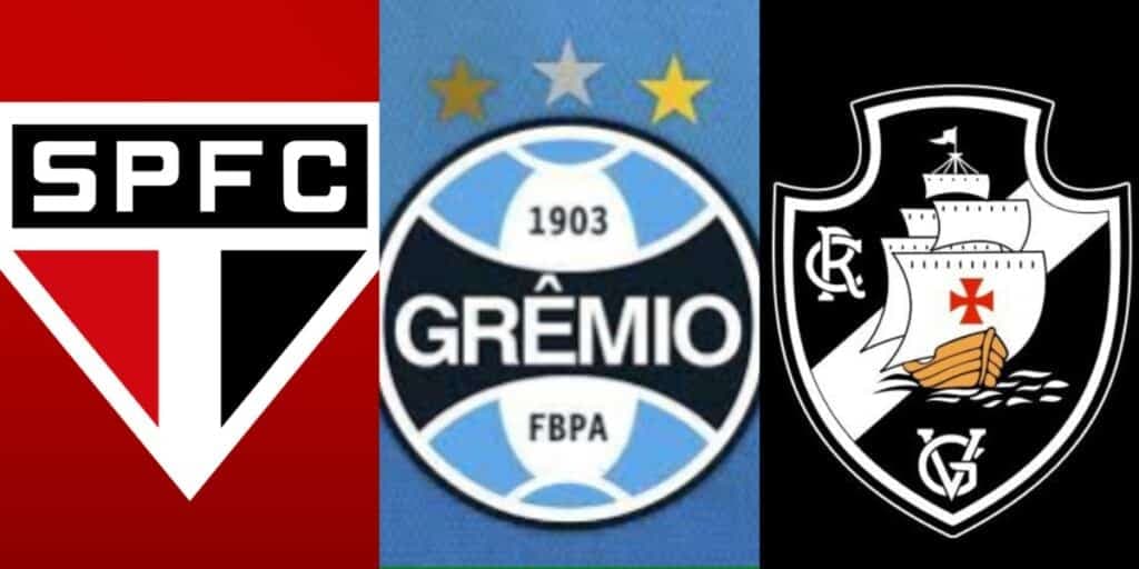 Craque da seleção no SP, joia da gringa no Grêmio e adeus no Vasco: 3 viradas cravadas em gigantes da Série A