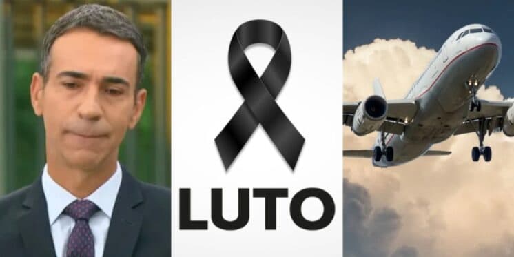 "Caiu hoje de manhã": César Tralli paralisa o JH com tragédia em acidente aéreo e deixa o Brasil de luto