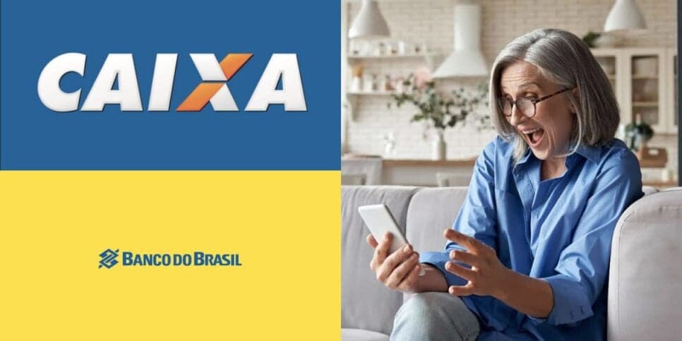 Para superar o 14º salário: Caixa e Banco do Brasil se unem e liberam abono para idosos 60+ em 2024