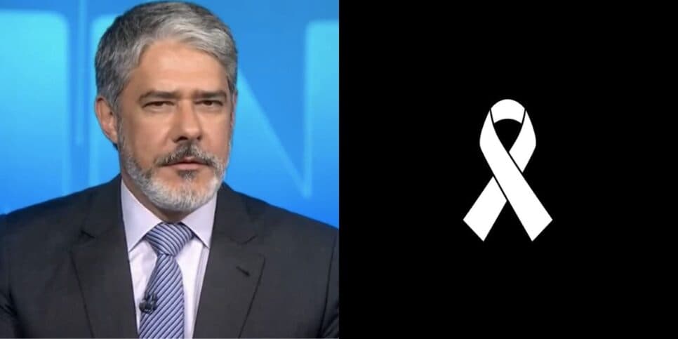 "Morreu": Bonner paralisa JN às pressas com morte de grande nome e deixa o Brasil de joelhos na Globo
