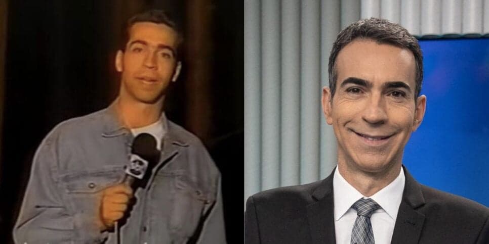 César Tralli (Reprodução/Montagem)