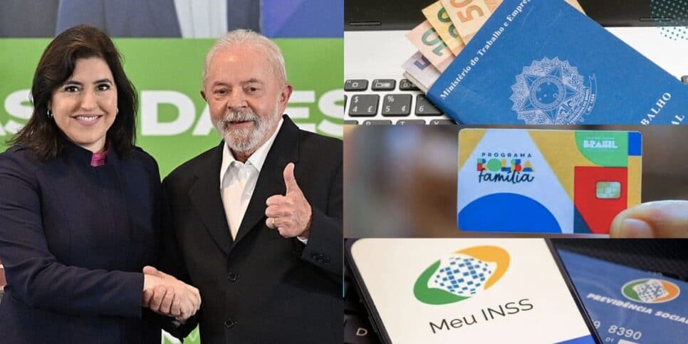 Salário mínimo disparado, vitória no Bolsa Família e liberação no INSS: Lula e Tebet se unem com 3 novas leis