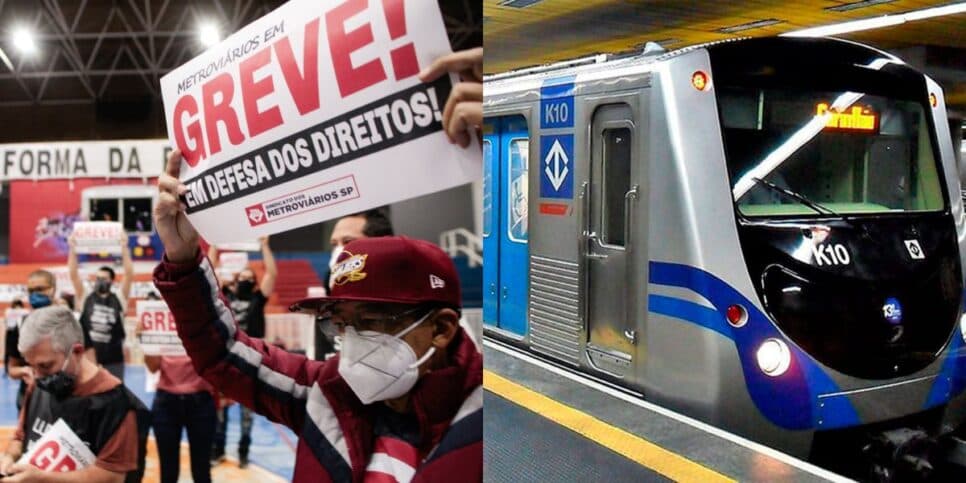 Saiu HOJE (21): Greve do metrô de SP tem comunicado urgente com paralisação de 60 estações e caos na CPTM