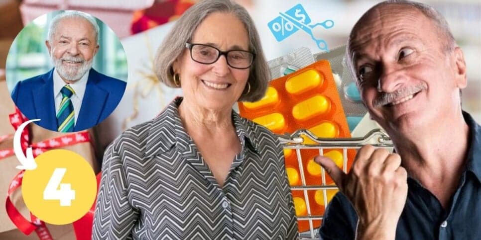 Presente de R$ 246, isenção colossal em farmácias e 2 gratuidades: Lula crava 4 benefícios aos idosos 65+