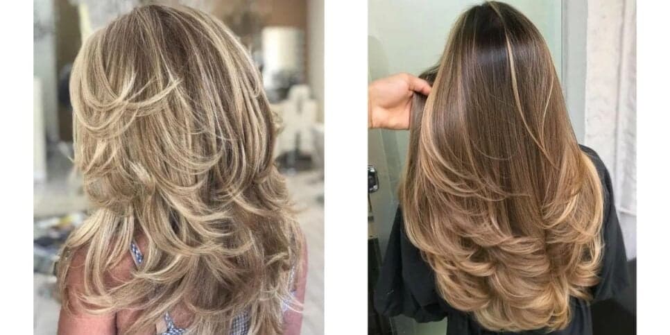 Corte de cabelo em camadas (Fotos: Reproduções / Internet) 