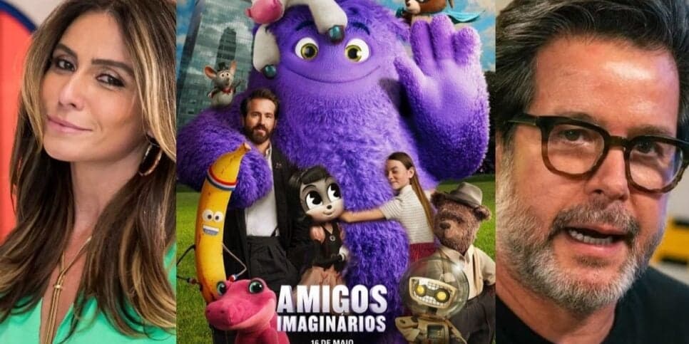 Giovanna Antonelli e Murilo Benício dublam personagens animados em 'Amigos Imaginários', da Paramount Pictures