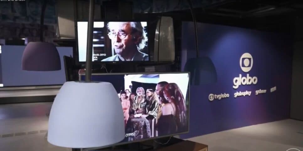 Estúdio da Globo (Foto: Reprodução / Globo)