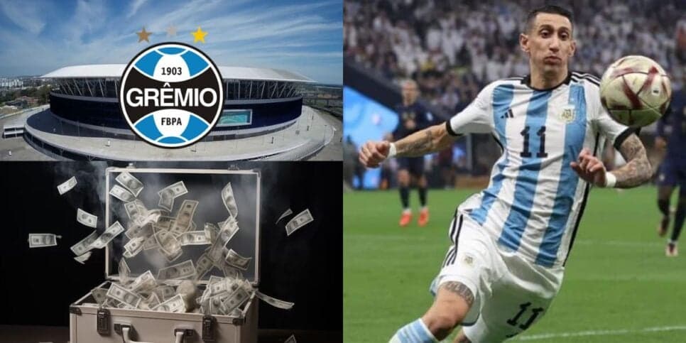 R$60 milhões nos cofres: Grêmio se arma até os dentes para garantir Di Maria e Renato superar adeus de Suárez