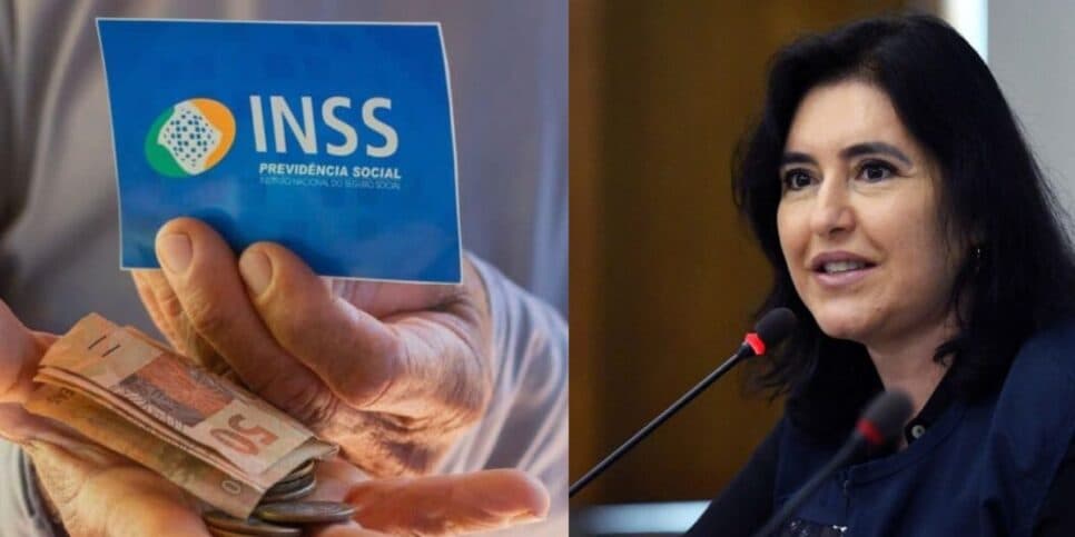 INSS / Simone Tebet - Montagem TVFOCO