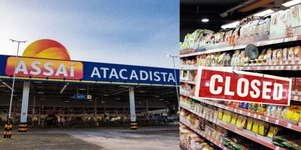 ADEUS: Rede de supermercados, rival do ASSAÍ, não sobrevive e vai fechar todas as lojas em ponto crucial de SP