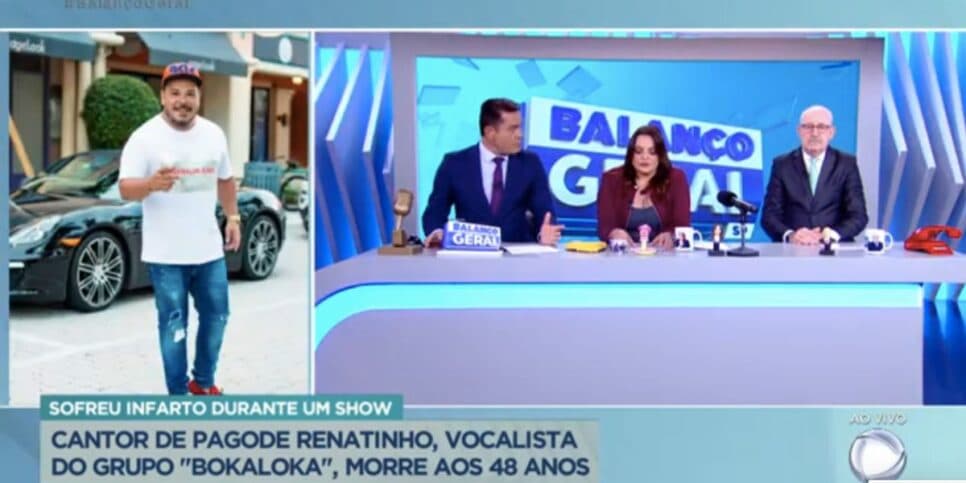 William Leite, Fabiola Reipert e Lombardi no Balanço Geral (Foto: Reprodução / Record)