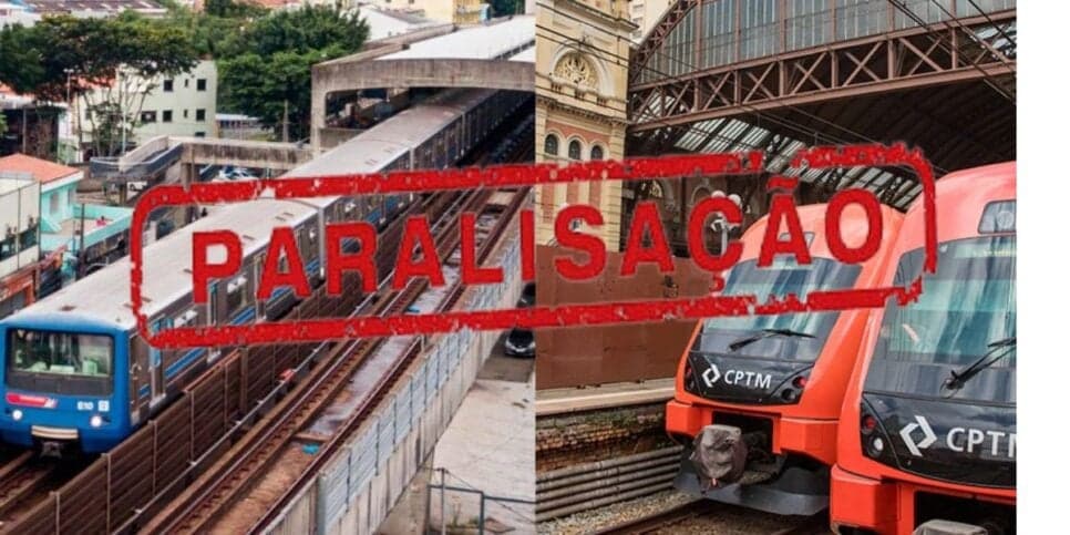 Suspensão urgente: Nova paralisação atingindo CPTM e o metrô de SP acaba de ser comunicada nesta quinta (11)