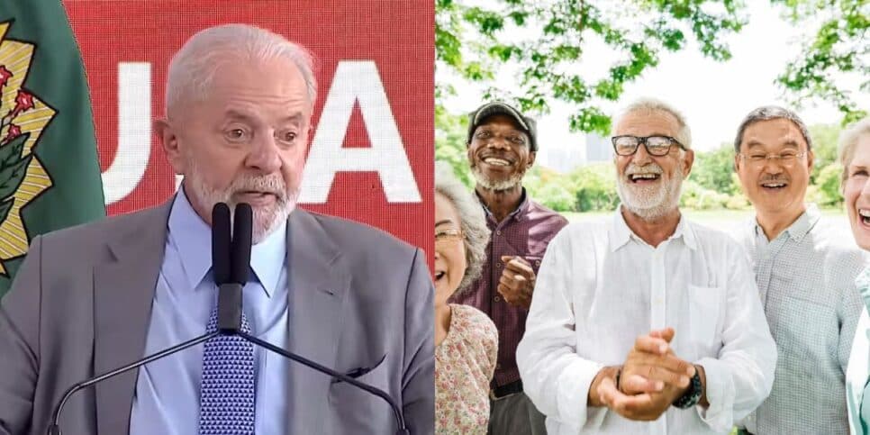 Presidente Lula / Idosos - Montagem TVFOCO
