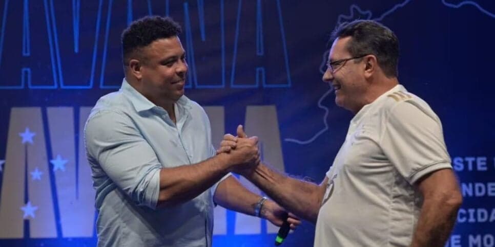Ronaldo Fenômeno e Pedro Lourenço (Foto: Reprodução /  Fred Magno/ O Tempo)