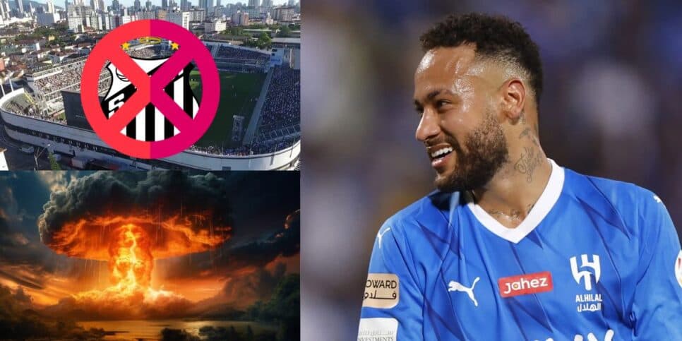 Fim do sonho do Santos: Novo gigante age na surdina pra arrancar Neymar da Arábia e contratá-lo ainda em 2024