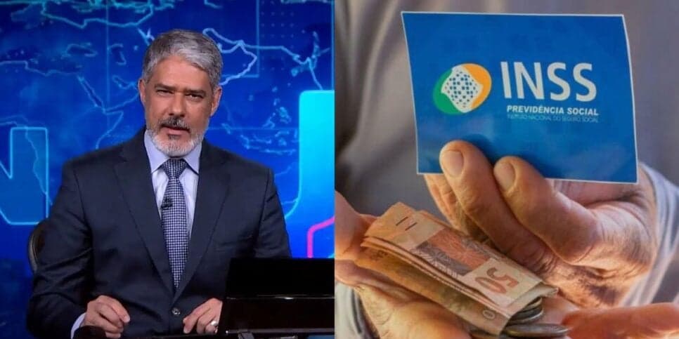 Bonner paralisa o Jornal Nacional com ótima notícia aos aposentados e mudança no INSS cai como presente