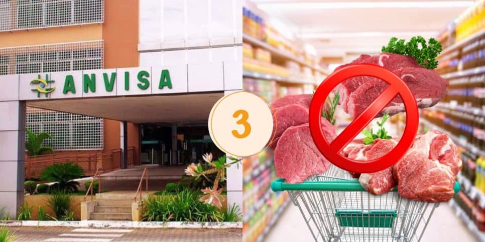Substância fatal: A Anvisa decretou a retirada de 3 marcas populares de carne dos mercados às pressas