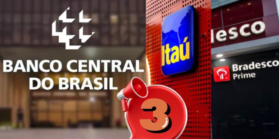 Contas bloqueadas automaticamente: Comunicado do Banco Central crava 3 terrores para FIM no Itaú, Bradesco e +