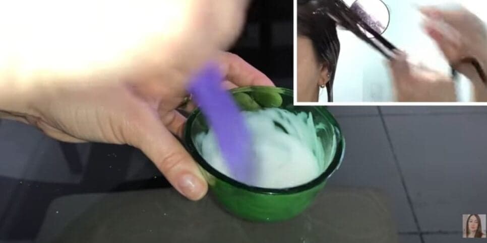 Aplique em todas as mechas do cabelo (Reprodução: Youtube)