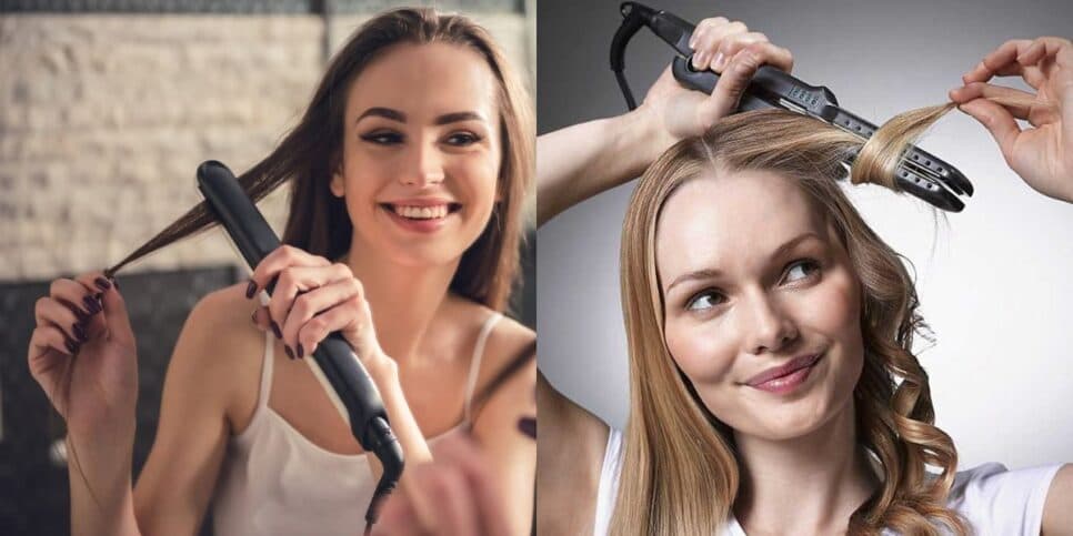 Separe mechas pequenas para passar a chapinha (Reprodução: Internet)